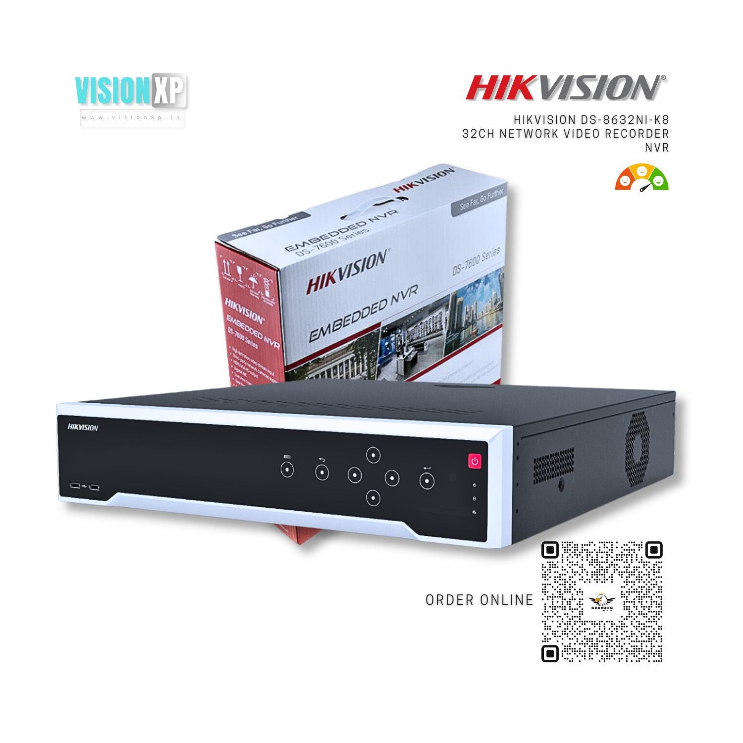 Hikvision DS-8632NI-K8 32Ch HD NVR Hikvision DS-8632NI-K8 32Ch HD NVR